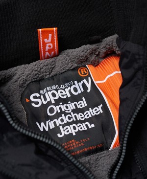 Superdry Hooded Sherpa Quilted SD-Windcheater Női Kabát Fekete | PCDFI9230